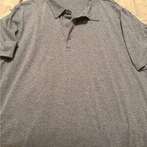 Old Navy Heather Gray Polo Shirt